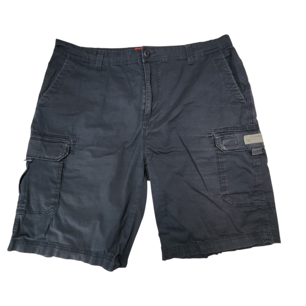 Unionbay Cargo Shorts sz 42‎ Men Black Skater Grunge Streetwear Hiking 11" 22"